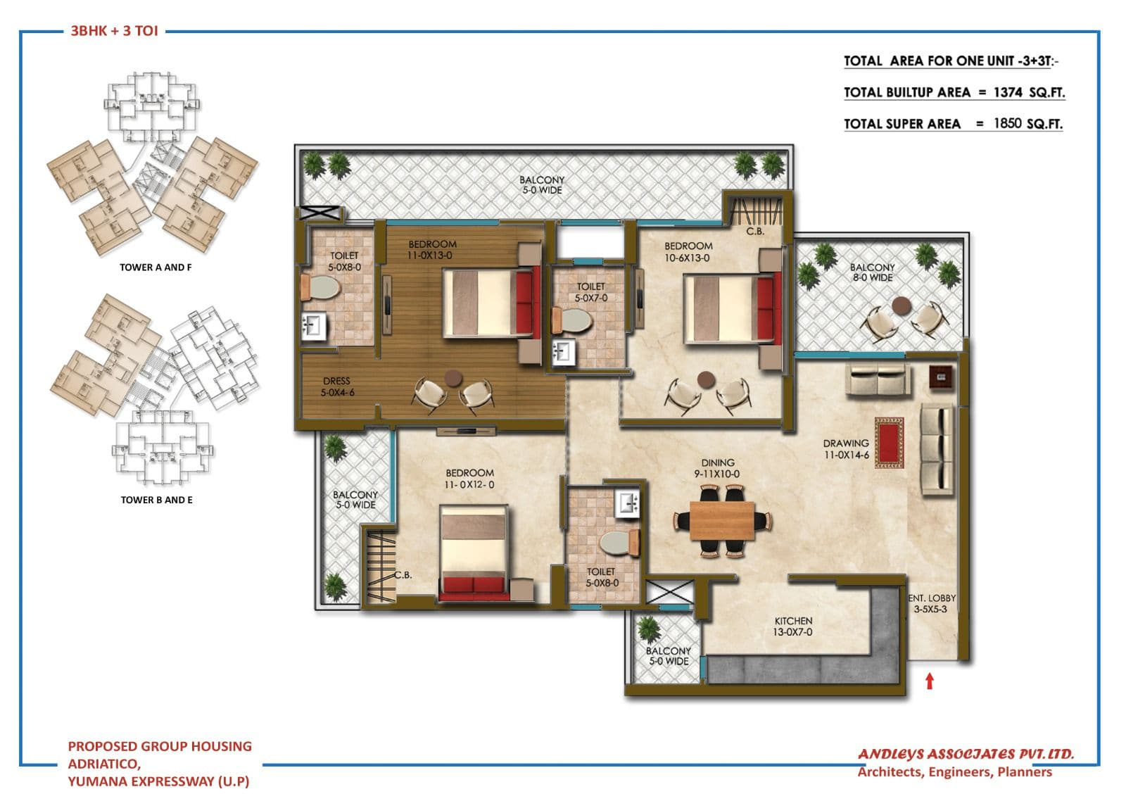 Aadvi The Adriatico Floor Plan