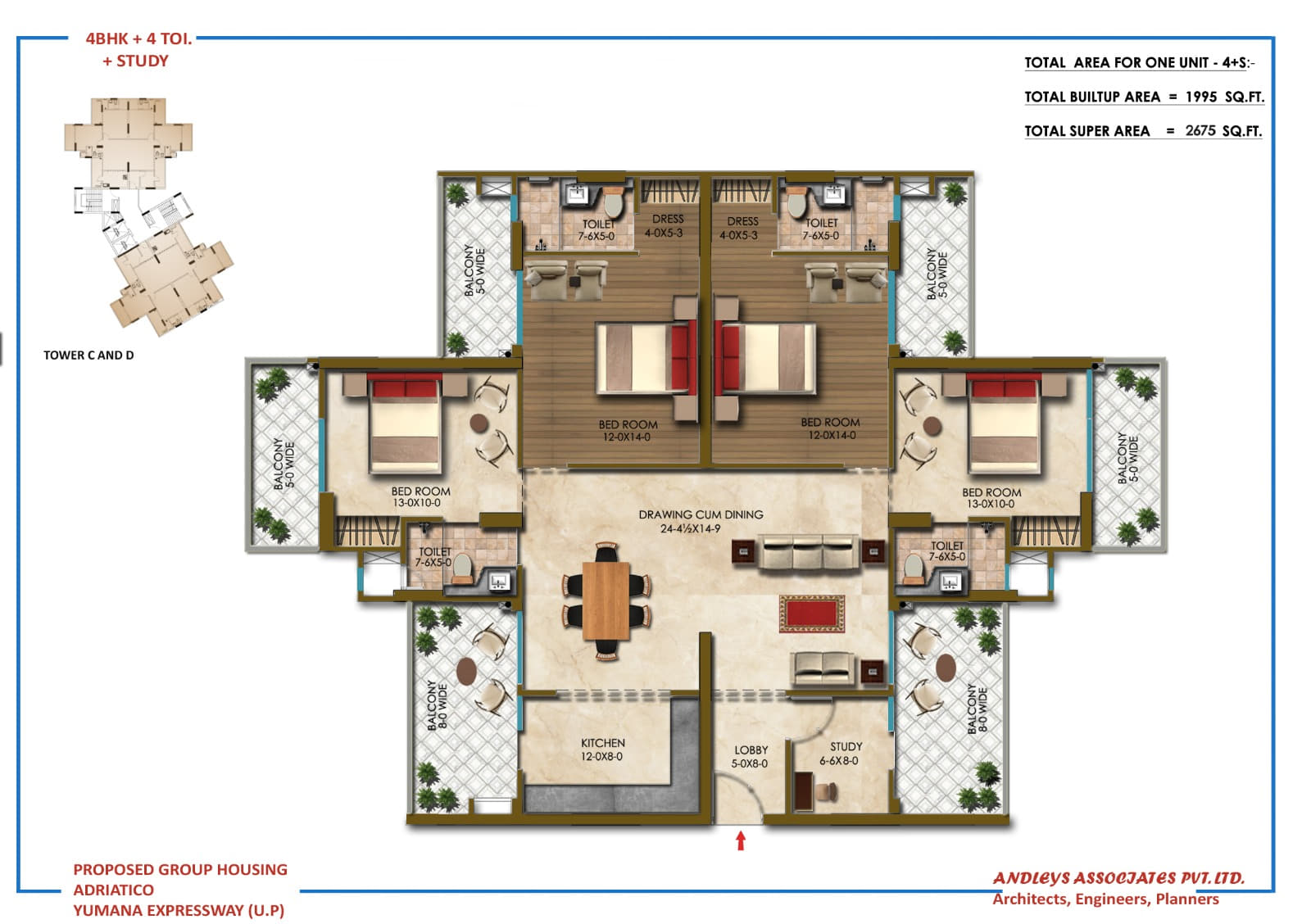 Aadvi The Adriatico Floor Plan