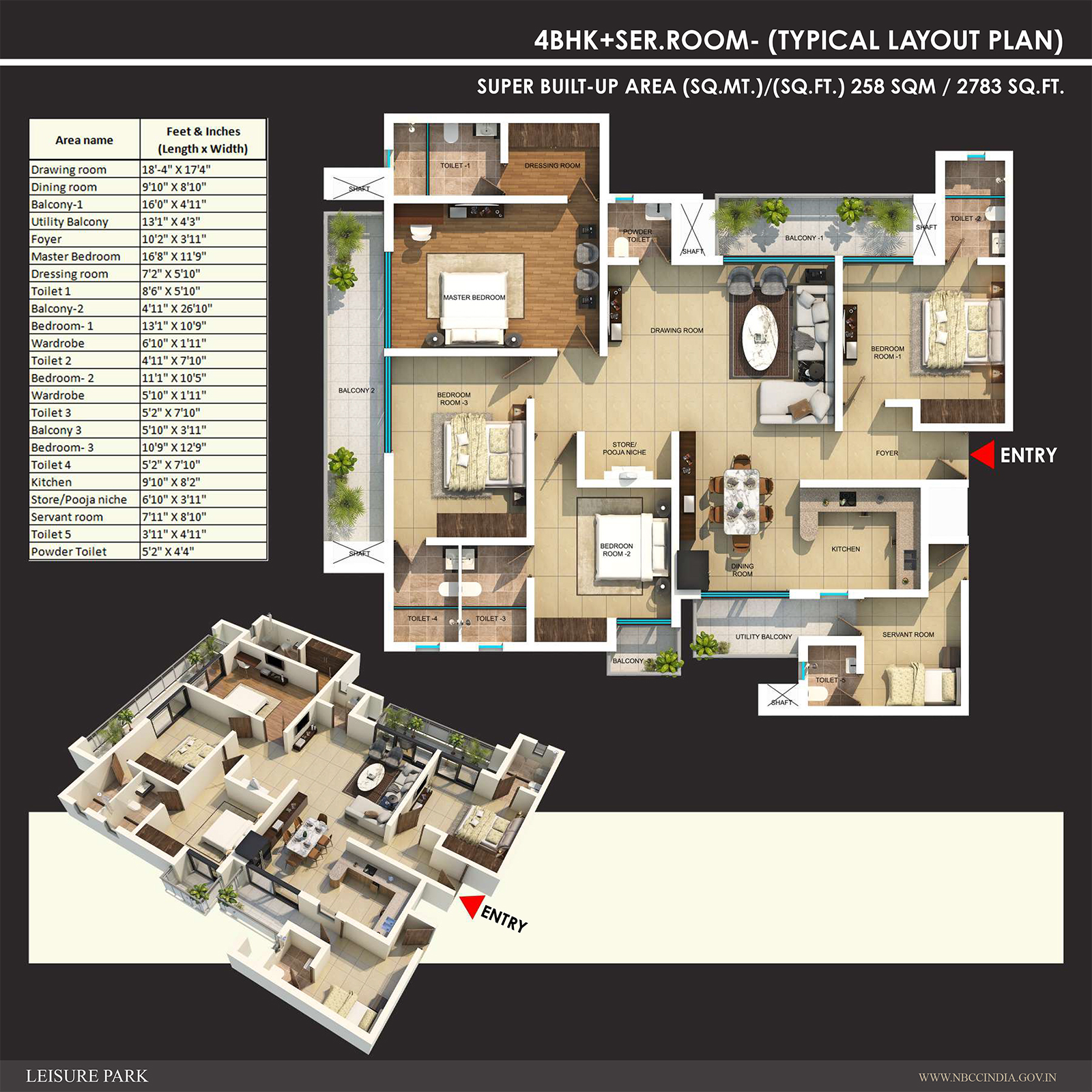 Gaur Chrysalis Floor Plan
