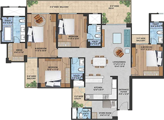 The Sephyra Floor Plan