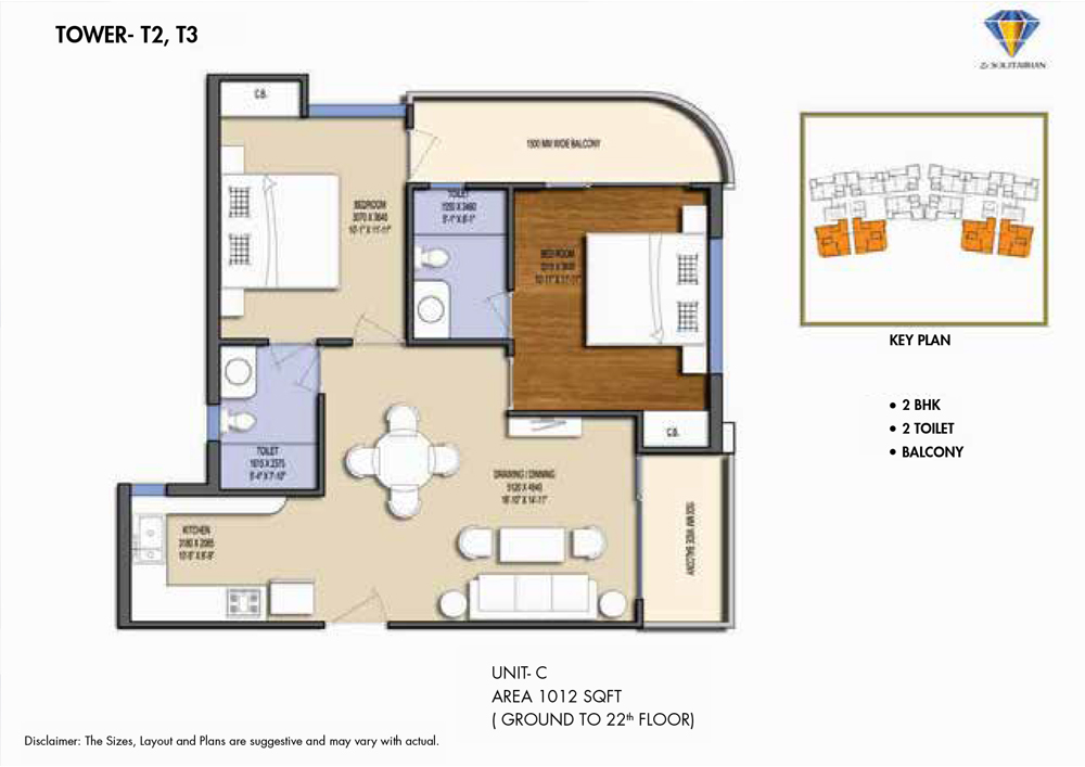 Solitairian city Floor Plan