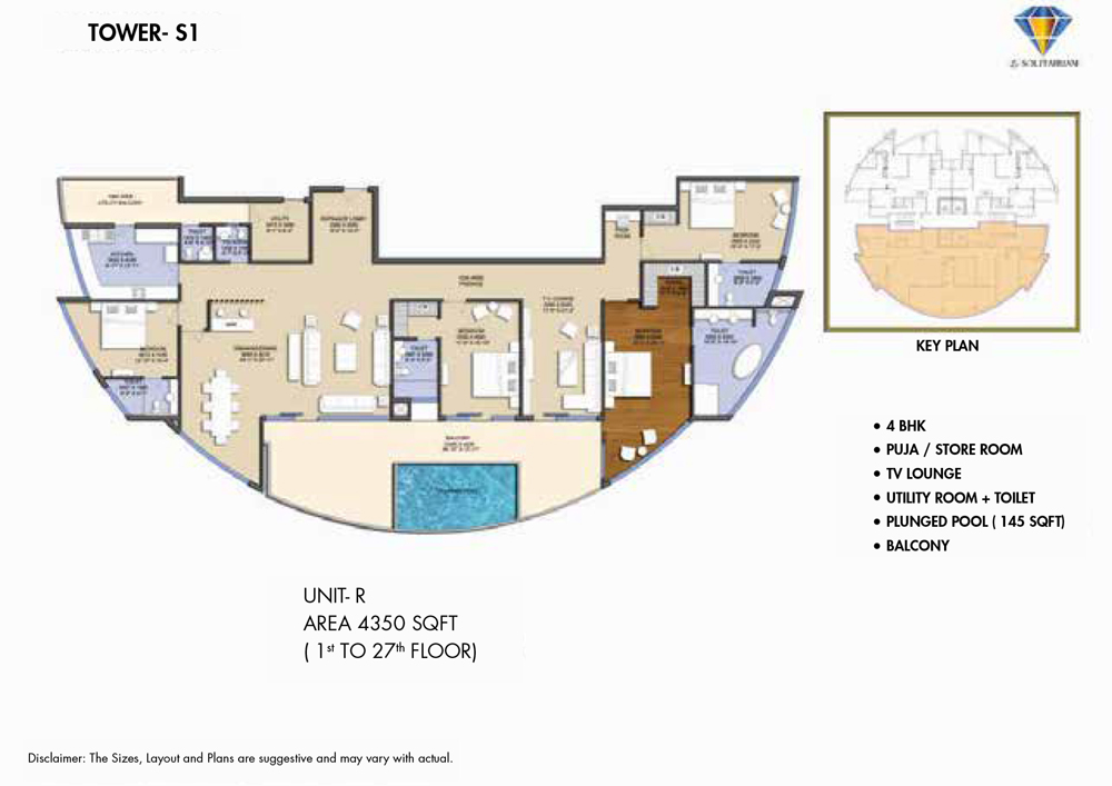 Solitairian city Floor Plan